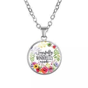 Fearfully and wonderfully made blessings necklace